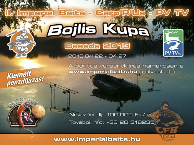 Elkezdődött a II. Imperial Baits Deseda 2013-as verseny